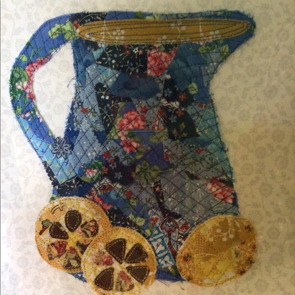 Other - Textile fabric art sz 11x14, 8x10 mat